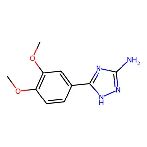 5-(3,4-dimethoxyphenyl)-4H-1,2,4-triazol-3-amine structure