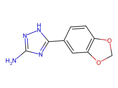 5-Amino-3-(benzo[d][1,3]dioxol-5-yl)-1H-1,2,4-triazole structure
