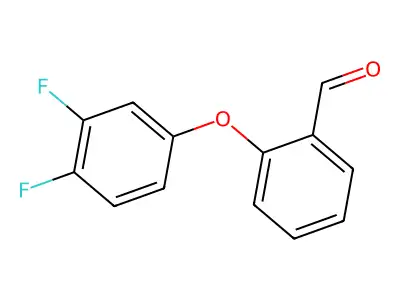 2-(3,4-Difluorophenoxy)benzaldehyde structure