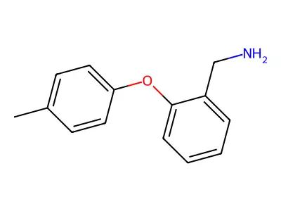 (2-(4-Methylphenoxy)phenyl)methanamine structure