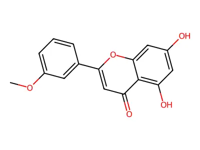 5,7-Dihydroxy-2-(3-methoxyphenyl)chromen-4-one structure