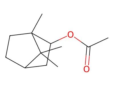乙酸异冰片酯 structure
