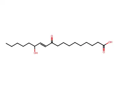 13-Hydroxy-10-oxooctadec-11-enoic acid structure
