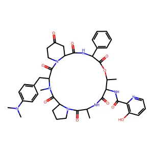 Pristinamycin IC structure