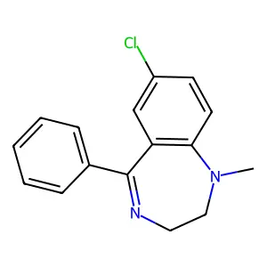 美达西泮 structure