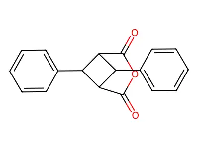 6,7-Diphenyl-3-oxabicyclo(3.1.1)heptane-2,4-dione structure
