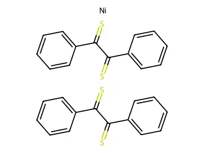 二(二苯乙烯二硫醇)镍 structure