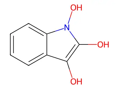 Trihydroxyindole structure