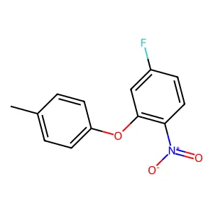 4-Fluoro-2-(4-methylphenoxy)-1-nitrobenzene structure