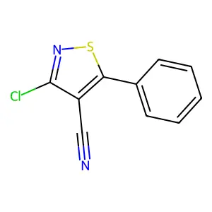 3-Chloro-5-phenylisothiazole-4-carbonitrile structure