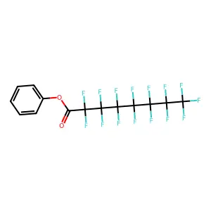 Phenyl perfluorooctanoate structure