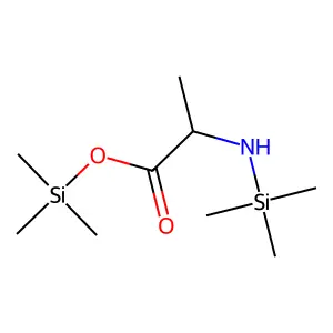 N-(Trimethylsilyl)alanine trimethylsilyl ester structure