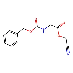 N-苄氧羰基甘氨酸氰甲酯 structure