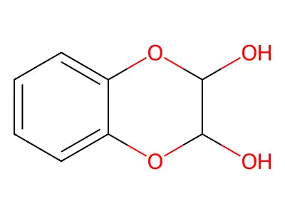 2,3-Dihydro-1,4-benzodioxine-2,3-diol structure