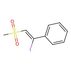 [(E)-1-iodo-2-methylsulfonylethenyl]benzene structure