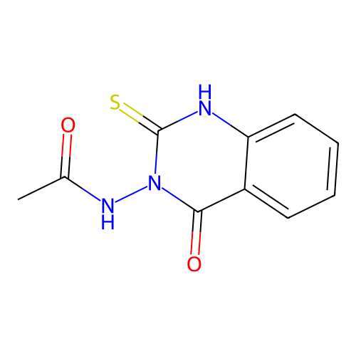 N-(4-oxo-2-thioxo-1,3-dihydroquinazolin-3-yl)acetamide structure