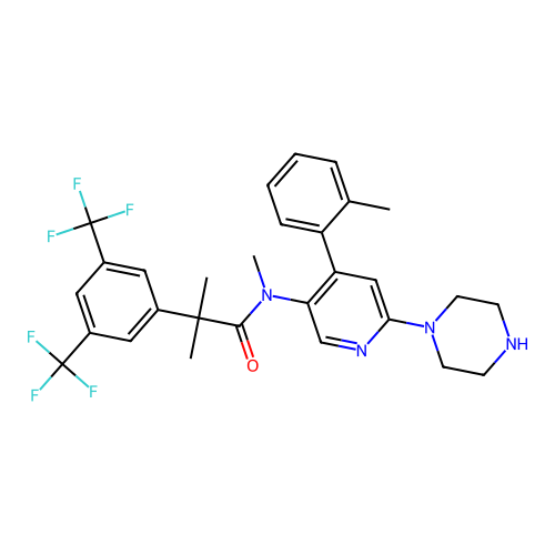 N-Desmethyl Netupitant structure
