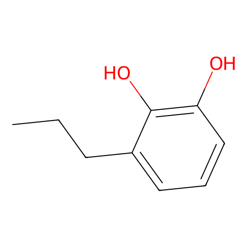 3-Propylcatechol structure