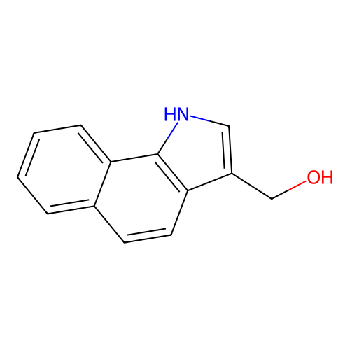 1H-benzo[g]indol-3-ylmethanol structure