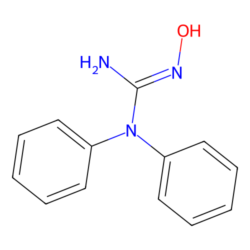 2-Hydroxy-1,1-diphenylguanidine structure