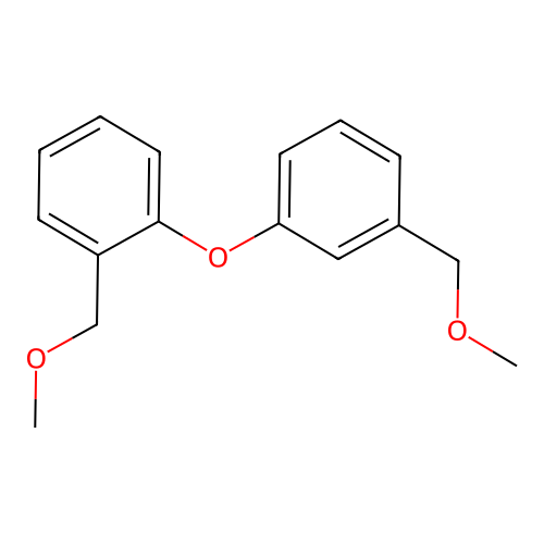 1,1'-Oxybis((methoxymethyl)benzene) structure