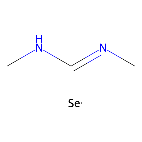 Dimethylselenourea structure
