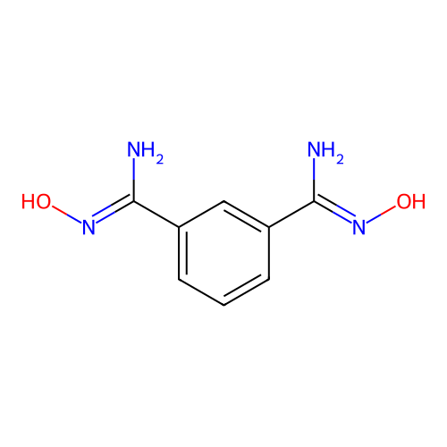 Isophthalamidoxime structure