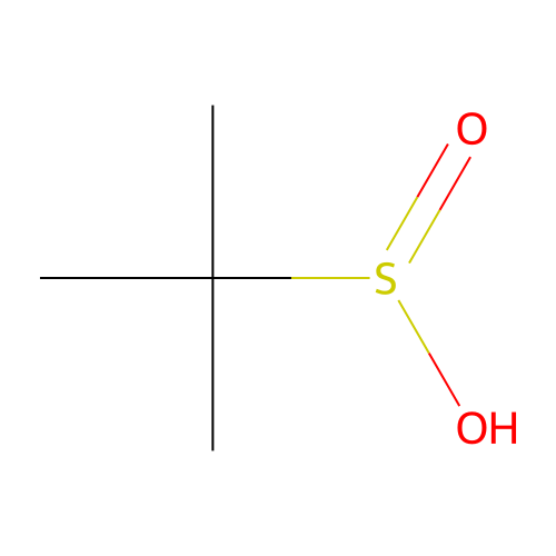 2-Methylpropane-2-sulfinic acid structure