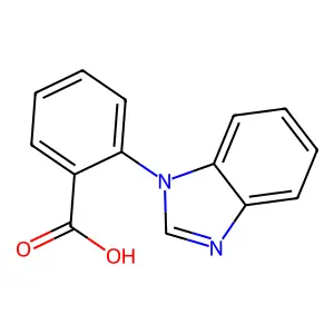 2-(1H-1,3-benzodiazol-1-yl)benzoic acid structure