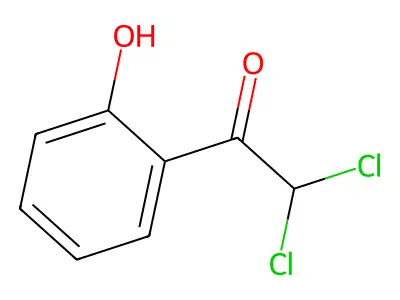 2,2-Dichloro-1-(2-hydroxyphenyl)-ethanone structure