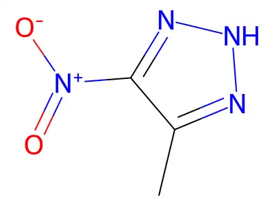 4-Methyl-5-nitro-2h-1,2,3-triazole structure