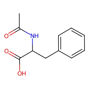 N-乙酰苯丙氨酸 structure