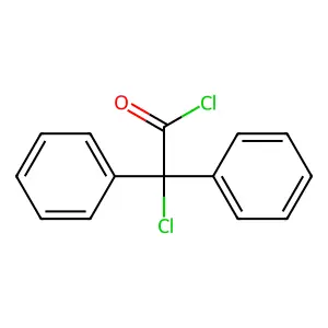 2-Chloro-2,2-diphenylacetyl chloride structure