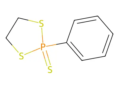 2-Phenyl-1,3,2lambda~5~-dithiaphospholane-2-thione structure