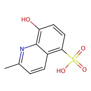 8-hydroxy-2-methyl-quinoline-5-sulfonic Acid structure