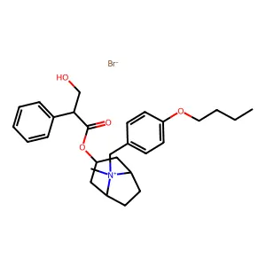 布托溴铵 structure