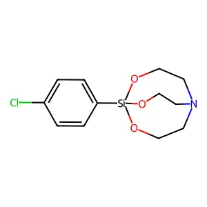 1-(4-Chlorophenyl)-2,8,9-trioxa-5-aza-1-silabicyclo(3.3.3)undecane structure