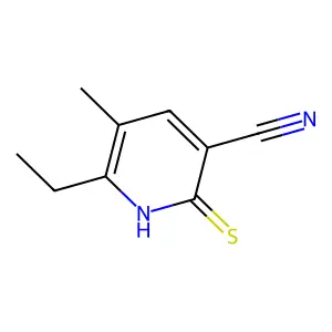 6-Ethyl-2-mercapto-5-methyl-nicotinonitrile structure
