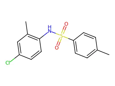 N-(4-chloro-2-methylphenyl)-4-methylbenzenesulfonamide structure