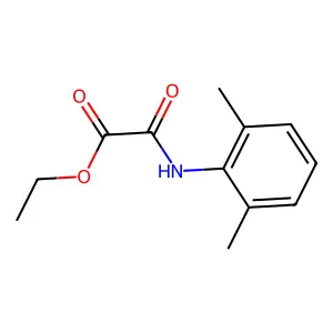 Ethyl ((2,6-dimethylphenyl)carbamoyl)formate structure