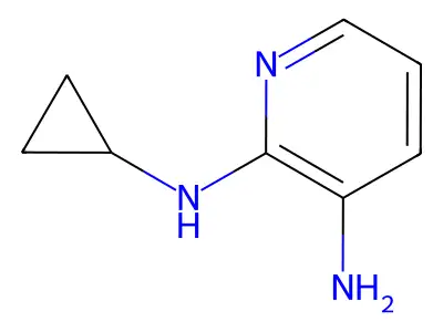 N2-cyclopropylpyridine-2,3-diamine structure