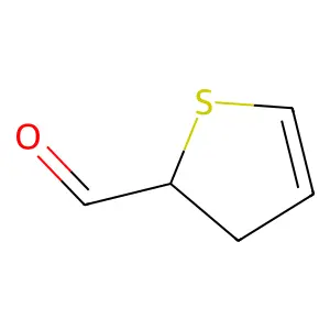 Thiophene, 2-formyl-2,3-dihydro- structure