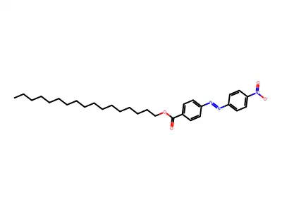 Heptadecyl 4-[(4-nitrophenyl)diazenyl]benzoate structure