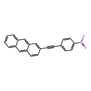 2-[2-(4-Nitrophenyl)ethynyl]anthracene structure