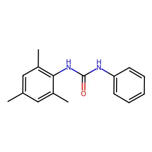 1-Phenyl-3-(2,4,6-Trimethylphenyl)Urea structure