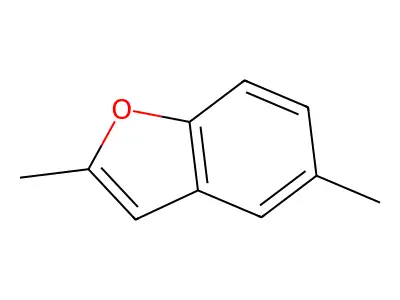2,5-Dimethylbenzofuran structure