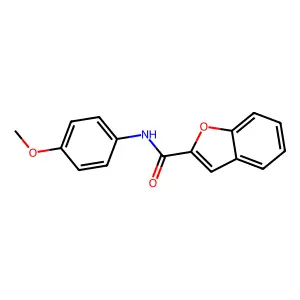N-(4-methoxyphenyl)-1-benzofuran-2-carboxamide structure
