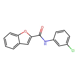 N-(3-chlorophenyl)-1-benzofuran-2-carboxamide structure
