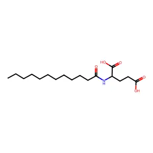 N-Lauroyl-DL-glutamic acid structure