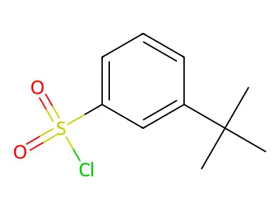3-tert-Butylbenzene-1-sulfonyl chloride structure